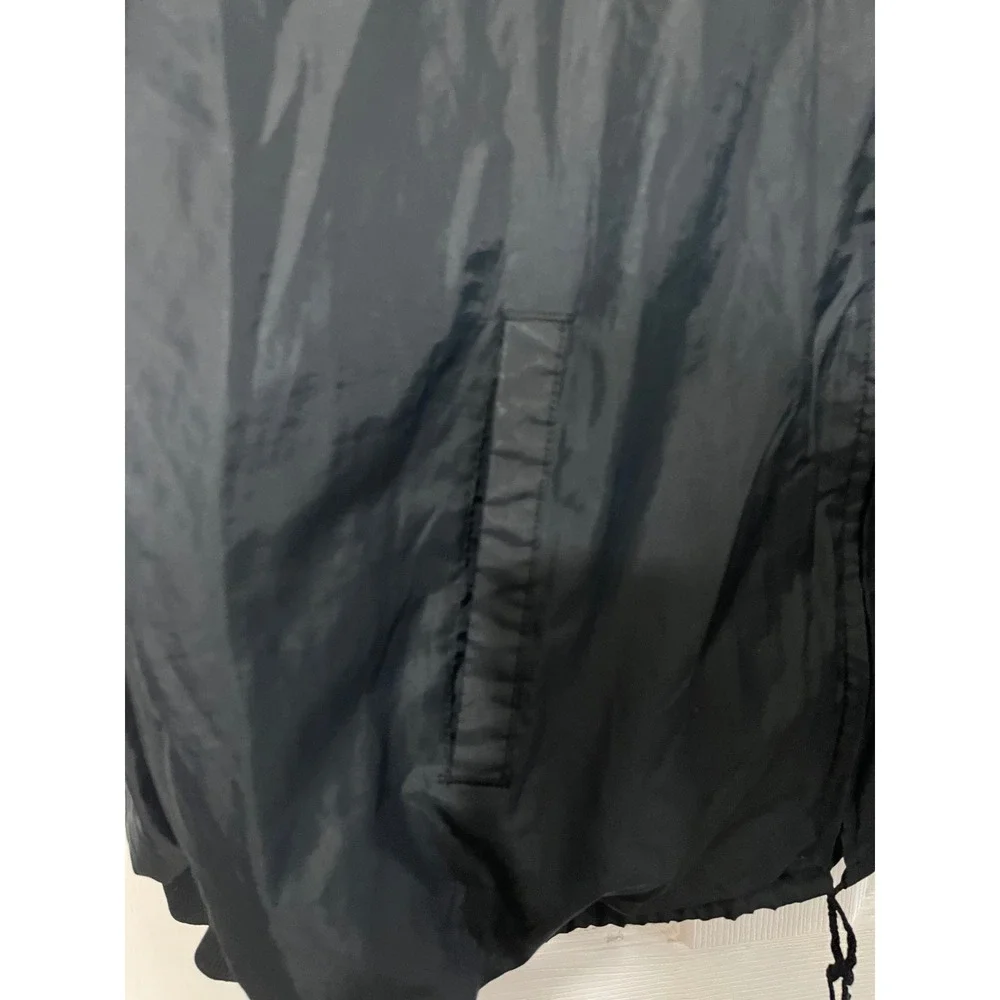 Vintage Mountain Dew Jacket Black Hooded Windbreaker Retro Style Mens XL‎ READ